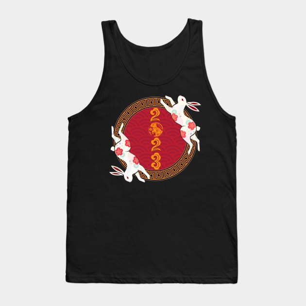 Happy Chinese New Year 2023 Year Of The Rabbit Women Men Kid Tank Top by Jhon Towel